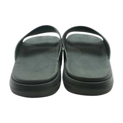 Black Web Slide Sandal