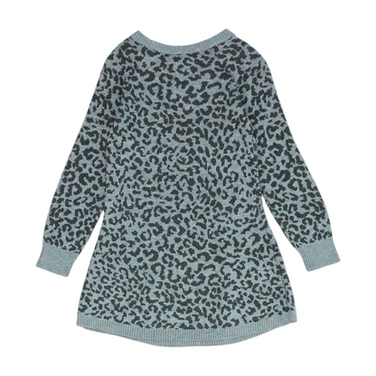 Gray Animal Print Dress
