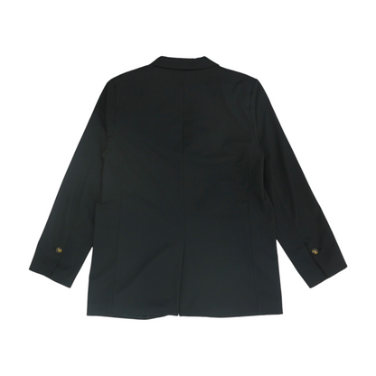Black Solid Blazer