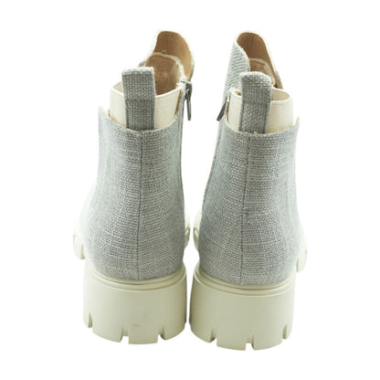 Gray Ankle Boots