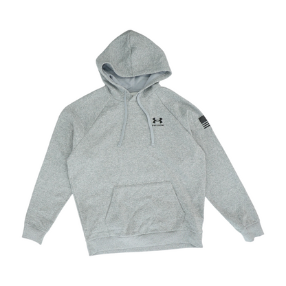 Gray Solid Hoodie Pullover