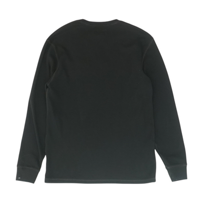 Black Solid Pajama Top