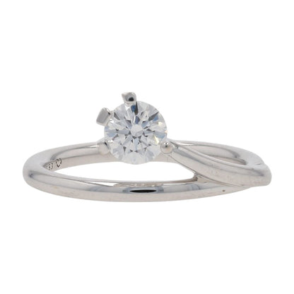 1/2 Ct 14K White Gold Lab Grown Diamond Nova Asymmetric Promise Ring