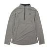 Gray Solid 1/4 Zip Pullover