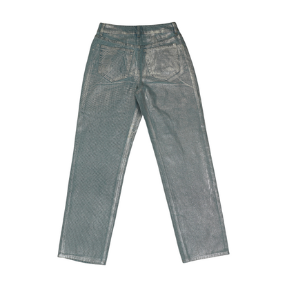Blue Abstract Jeans