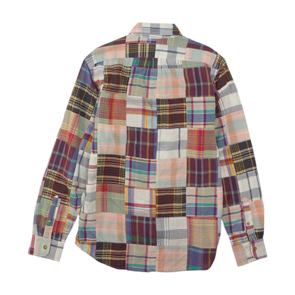 Multi Plaid Long Sleeve Button Down