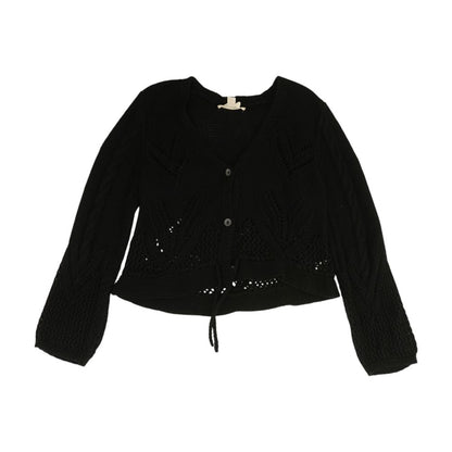 Black Cardigan Sweater