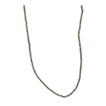 Natural Stone And Horn Pendant With Rhinestone Hamsa Necklace