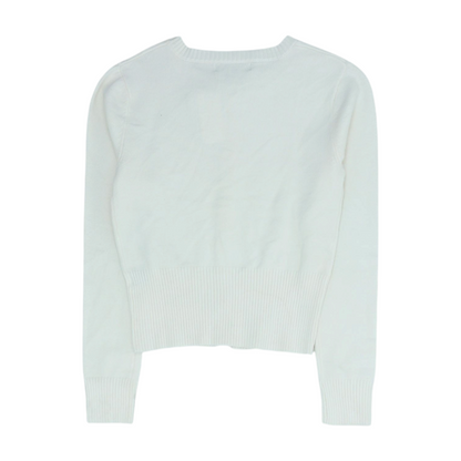 White Cardigan Sweater