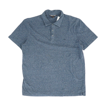 Navy Solid Short Sleeve Polo