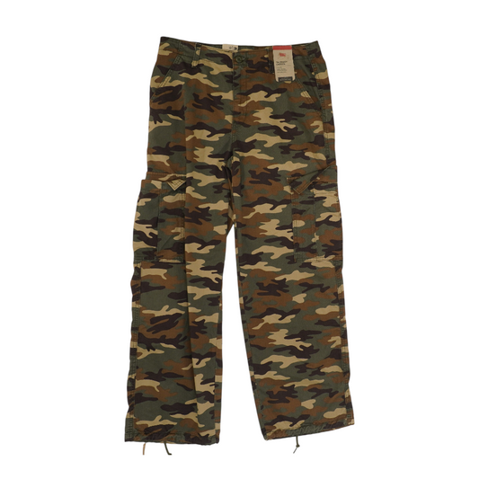 Olive Camo Relaxed Pants
