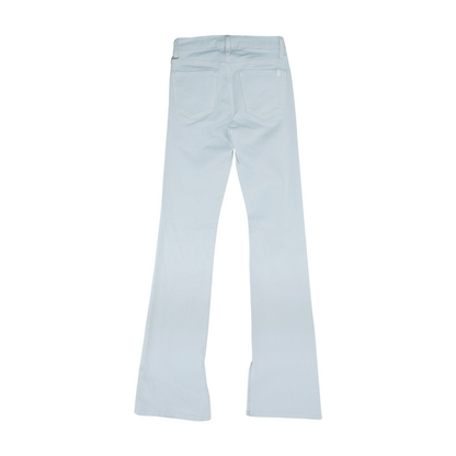 White Bootcut Jeans