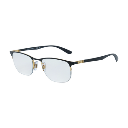 Black RB 6513 Browline Prescription Eyewear