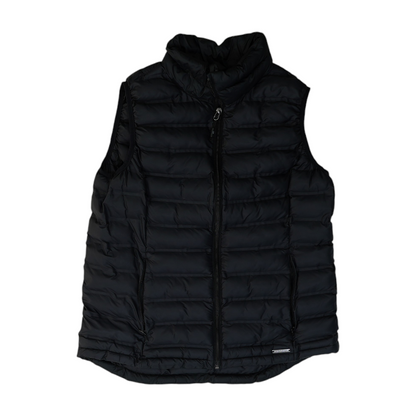 Black Solid Active Vest