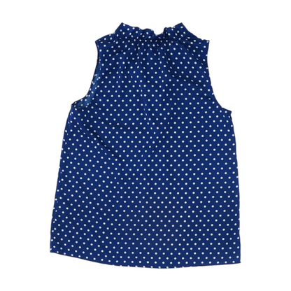 Blue Polka Dot Blouse