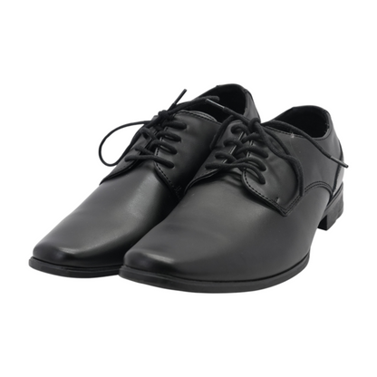 Black Lace-Up Dress Shoes