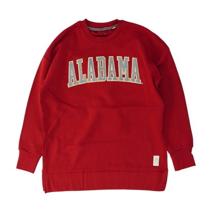 Red Alabama Crimson Tide Solid Sweatshirt Pullover