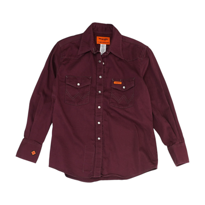 Burgundy Button Down