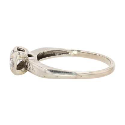 1/3 ctw 14K White Gold Diamond Engagement Ring