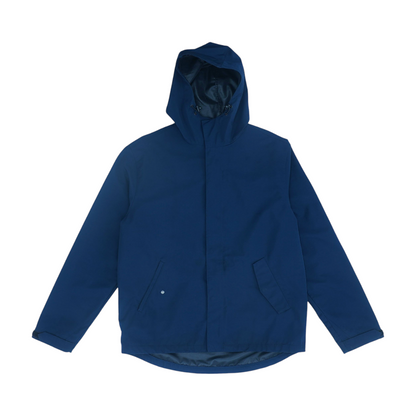 Navy Solid Rain Jacket
