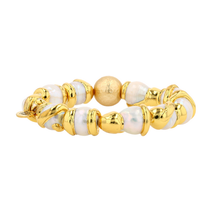 Costume Freshwater Pearl Beaded Bracelet
