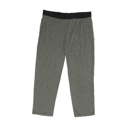 Gray Solid Pajama Bottom