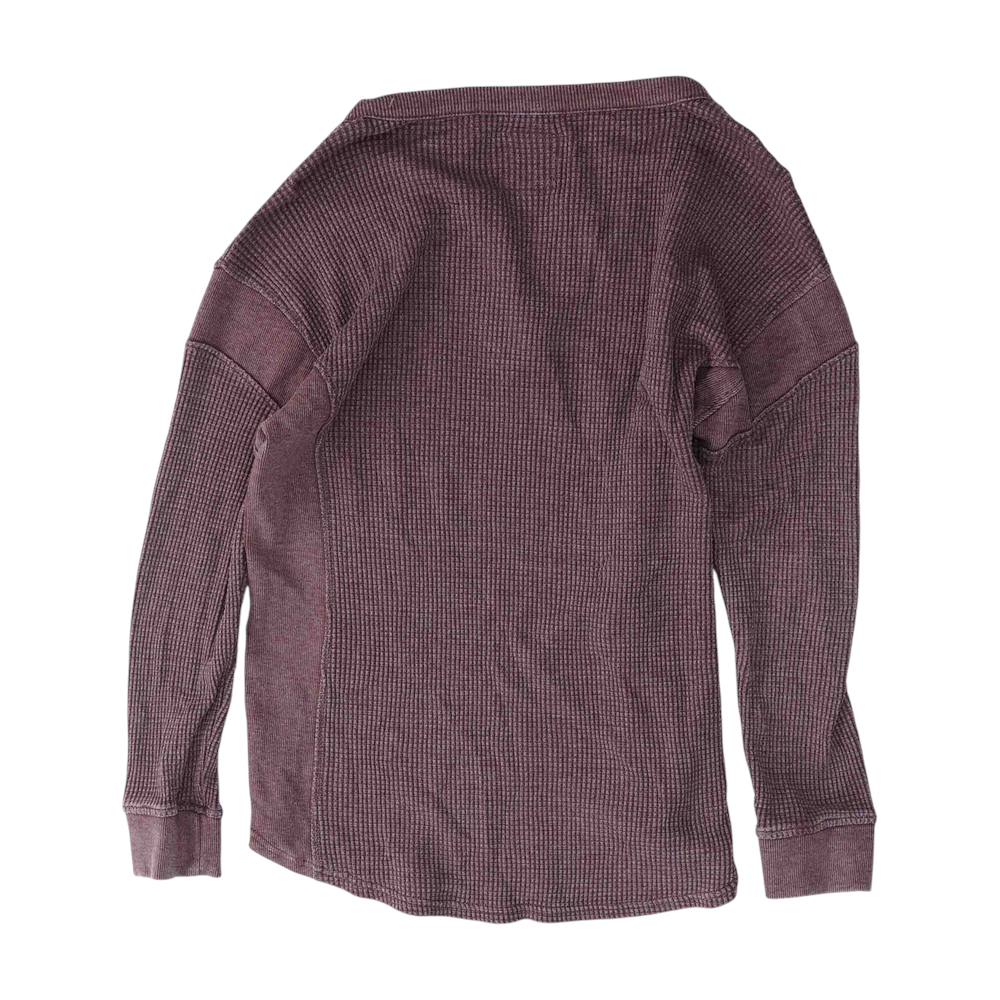 Brown Solid Sweatshirt Pullover