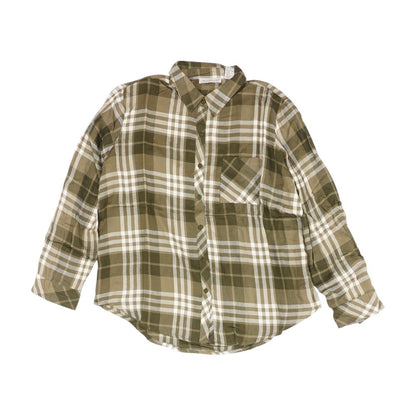 Green Plaid Button Down