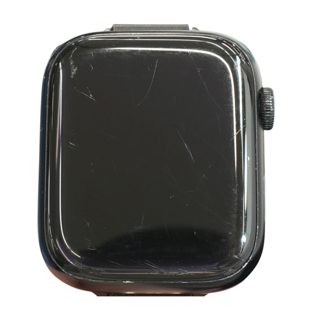 45mm Series 9 Black Smartwatch Black Band S/M