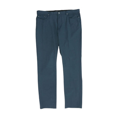 Navy Solid Five Pocket Pants