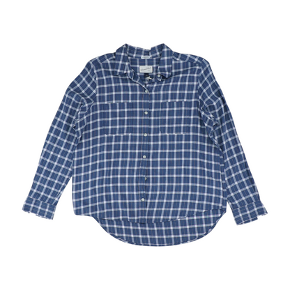 Blue Check Long Sleeve Button Down