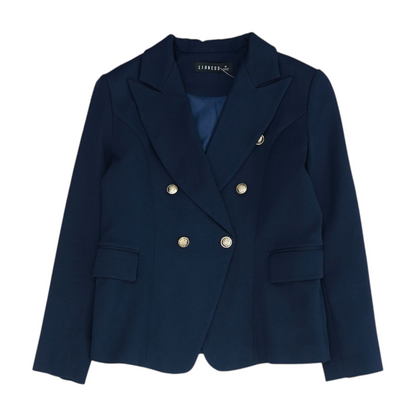 Navy Solid Blazer