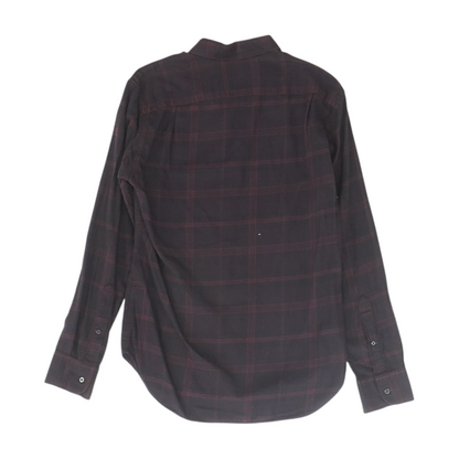 Deep Purple Plaid Flannel Button Down