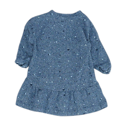 Navy Print Dress