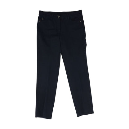 Navy Solid Five Pocket Pants