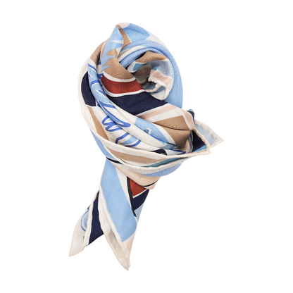 Sea, Surf, and Fun 45 Silk Scarf - Designed by Felipe Jardim