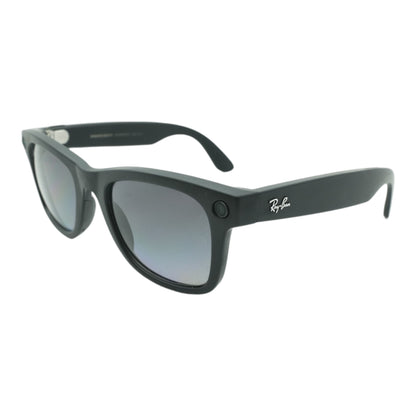 Black Wayfarer Smart Glasses