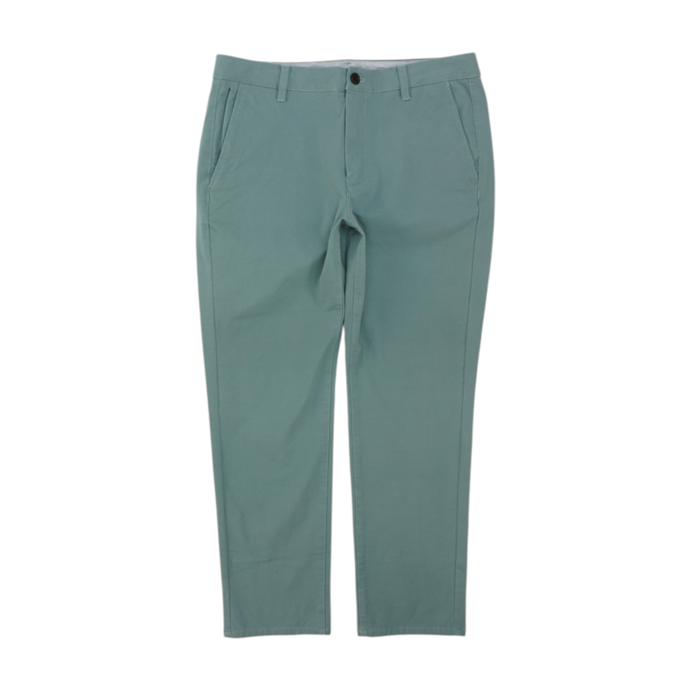 Green Slim Pants