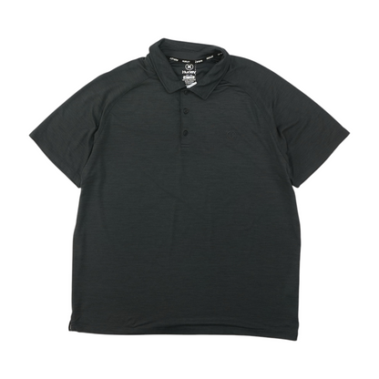Charcoal Solid Short Sleeve Polo