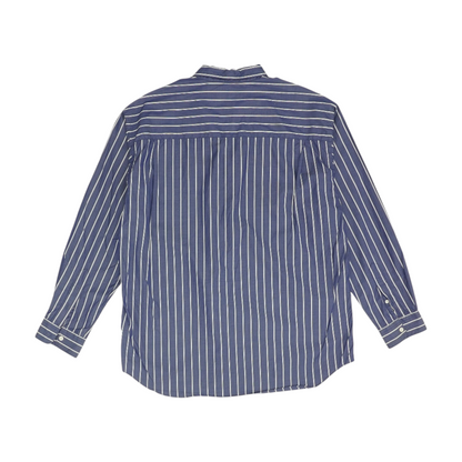 Blue Striped Long Sleeve Button Down