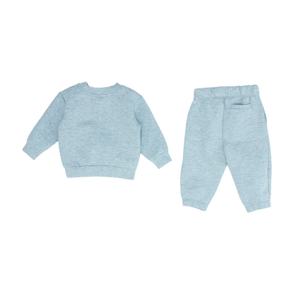 Gray Long Sleeve Set