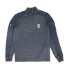 Navy Seattle Kraken Solid 1/4 Zip Pullover