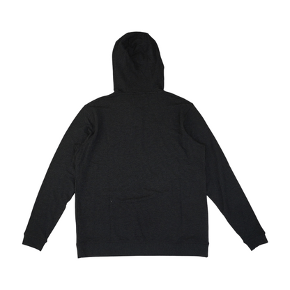 Gray Solid Hoodie Pullover