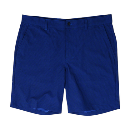 Blue Abstract Chino Shorts