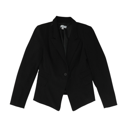 Black Solid Blazer