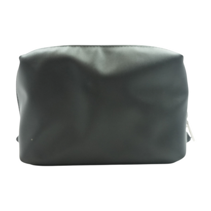 Black Solid Makeup Bag