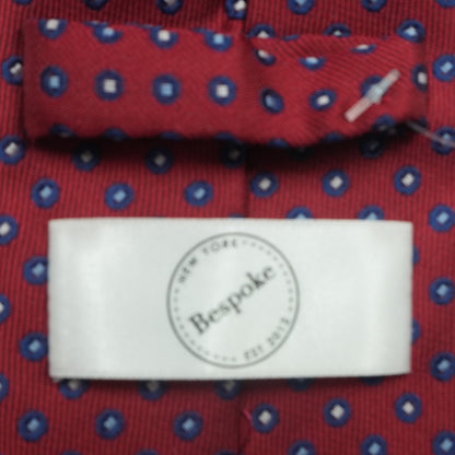 Red Geometric Neck Tie
