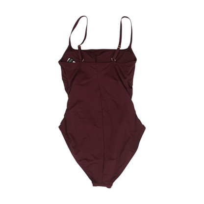 Burgundy One-Piece