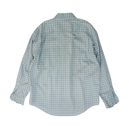 Blue Check Long Sleeve Button Down