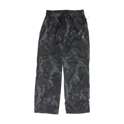 Black Abstract Regular Pants